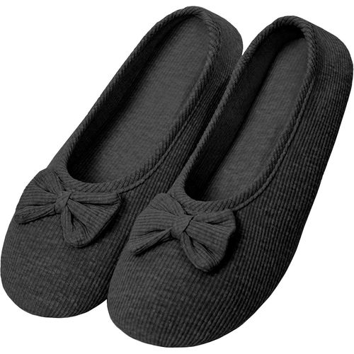 Kalanka-T002 Pantoufles Fermées, En Coton, Ballerines Pour Femme