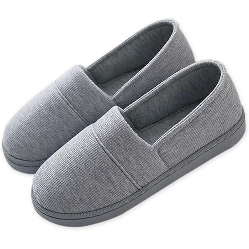 Kalanka-Chaussons Pour Femme Confortables En Mousse À Mémoire De Forme, Avec Semelle En Caoutchouc Antidérapante