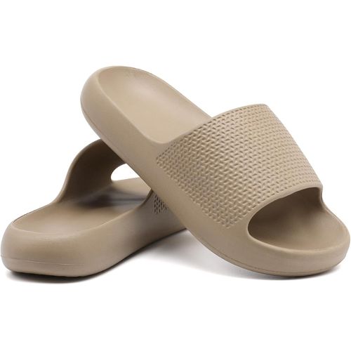 Kalanka-Claquettes Femmes Hommes Été Chaussons,Orthopédique Pantoufles Antidérapant Séchage Rapide Bout Ouvert Super Doux Confortable Semelle Épaisse