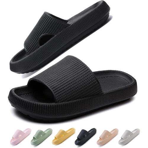 Kalanka-Nuage Chaussons Femme Homme Claquettes Confortables Pantoufle Cozyslides Semelle Épaisse Cloud Slippers Unisex Taille Eu 36-47