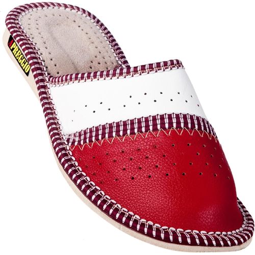 Kalanka-Chaussons Femme Cuir - Fabriqué À La Main Pantoufles Femme \U2013 Pratique Chaussons Cuir Adulte - Solide Chaussures Femme