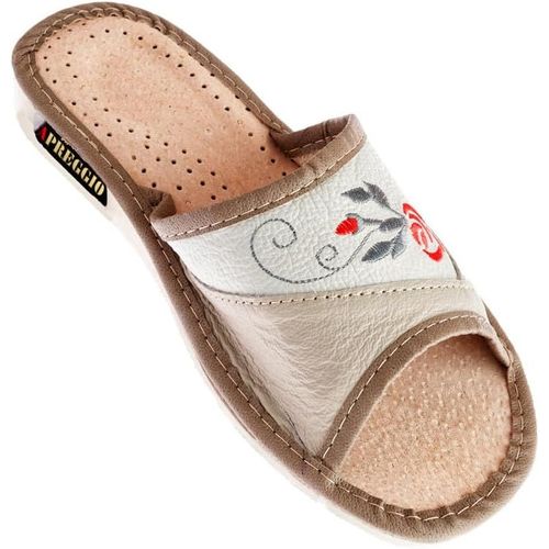 Kalanka-Chaussons Cuir Femme - Pratique Pantoufles Adulte - Fabriqué À La Main - Chaussures Confort