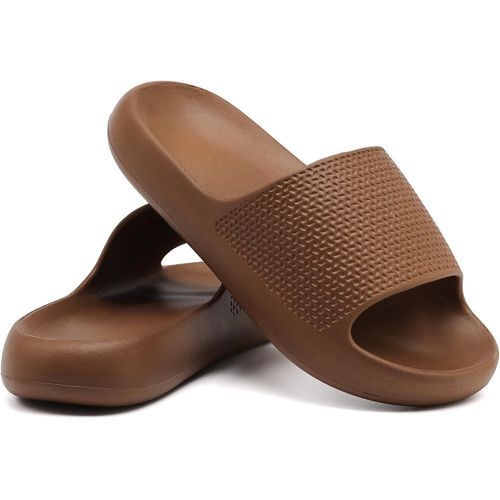 Kalanka-Claquettes Femmes Hommes Été Chaussons,Orthopédique Pantoufles Antidérapant Séchage Rapide Bout Ouvert Super Doux Confortable Semelle Épaisse