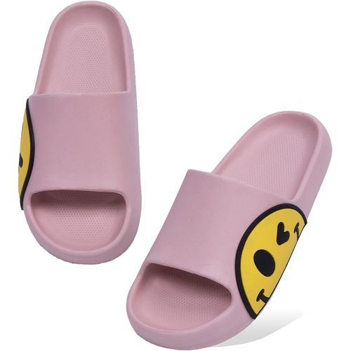 Kalanka-Femmes Hommes Plage Chaussons D'été Sliders Sandales,Chaussons Enfant Souples,Salle De Bains Piscine Douche Anti-Slip Pantoufles Tongs Pour Intérieur Et Extérieur