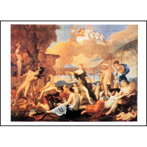 Poussin Nicolas Lot 2 Cartes Postales Tableaux Peinture