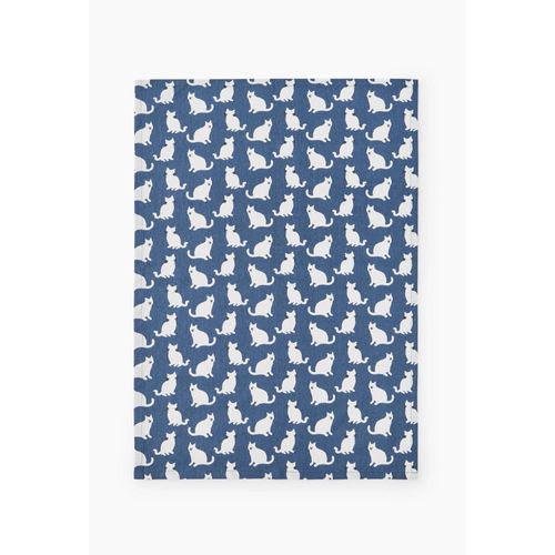 Torchon Print Gros Chat, 50x70cm, Coton