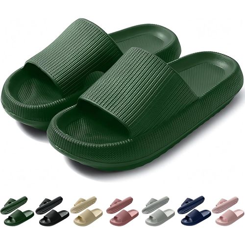 Kalanka-Claquettes Femme Ete Confortable Chaussons Piscine Plage Pantoufles Soft Douche Antidérapante Maison Sport Slides Intérieur Extérieur