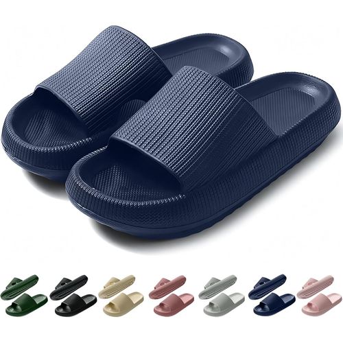 Kalanka-Claquettes Femme Ete Confortable Chaussons Piscine Plage Pantoufles Soft Douche Antidérapante Maison Sport Slides Intérieur Extérieur