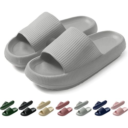 Kalanka-Claquettes Femme Ete Confortable Chaussons Piscine Plage Pantoufles Soft Douche Antidérapante Maison Sport Slides Intérieur Extérieur