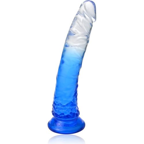 Kalanka-Plug Anal Godemiché Transparent Stimulation Du Point G Vagin Anal Jouet Sexuel Universel Masturbateur Masculin Et Féminin (L)