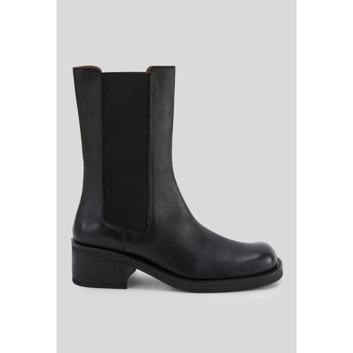 Bottines En Cuir Grainé