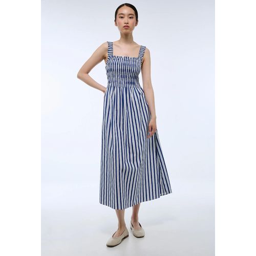 Robe Midi Smockée En Coton Bio Gots