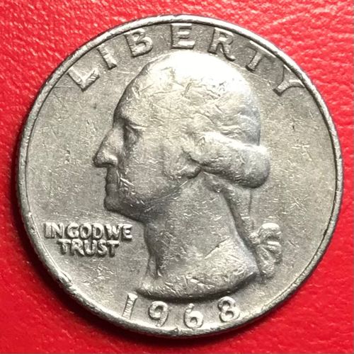 ¿ Dollar - Washington Quarter - 1968 - Etats Unis