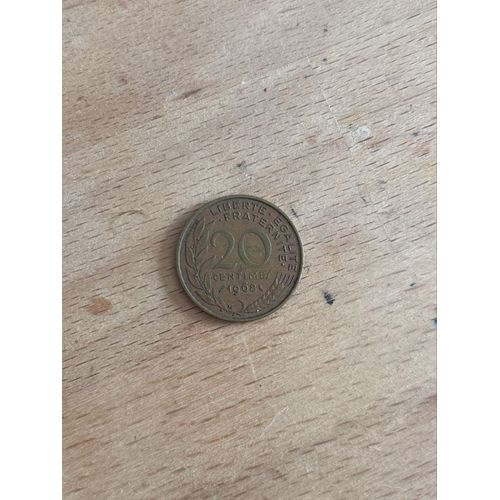 Pièce De 20 Centimes 1968