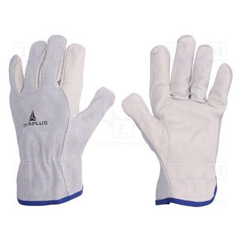 GANTS DELTA PLUS PAUME FLEUR DE BOVIN DOS CROUTE GRISE -FCN290 t 9