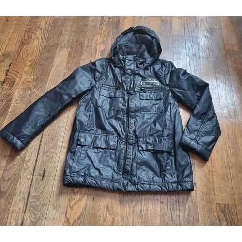 Manteau Parka Noir Ikks Taille 10 Ans