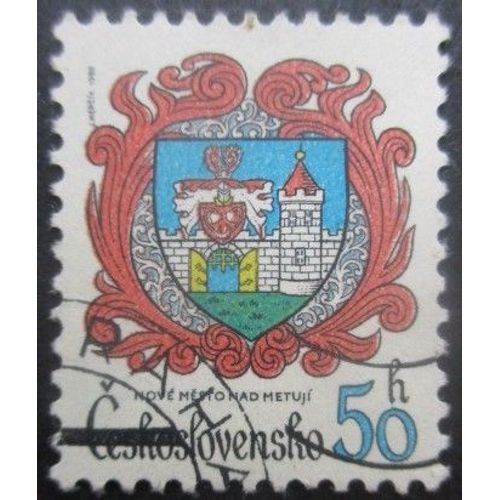 Tchecoslovaquie N°2477 Armoirie De Nové Mesto Oblitéré