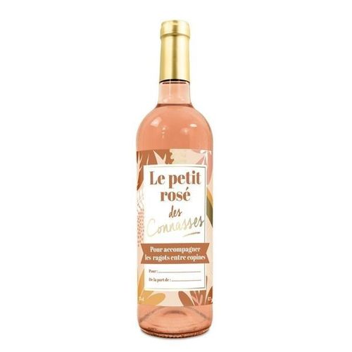 Bouteille De Vin Humoristique Le Petit Rosé Des Connasses Drôle