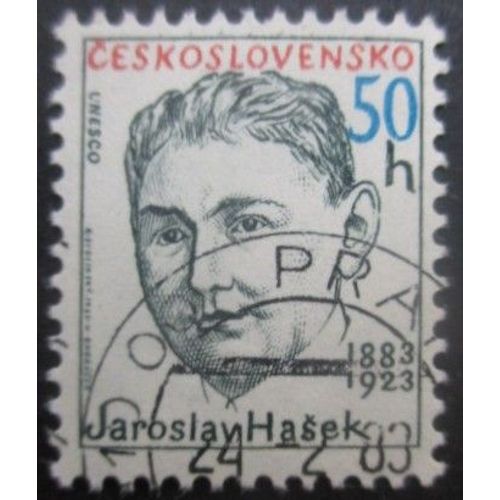 Tchecoslovaquie N°2519 Ecrivain Jaroslav Hasek