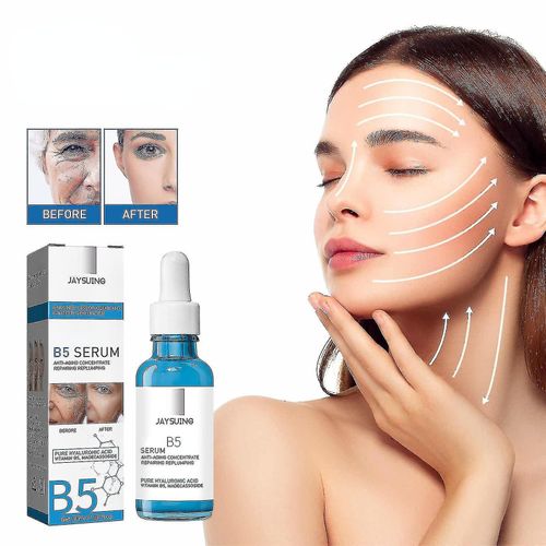 Sérum Hyaluronique Hyalu B5, Concentré Anti-Rides, Estompe Les Ridules Du Visage, Augmente L'élasticité De La Peau, Essence Blanchissante Pour Femmes, 30ml