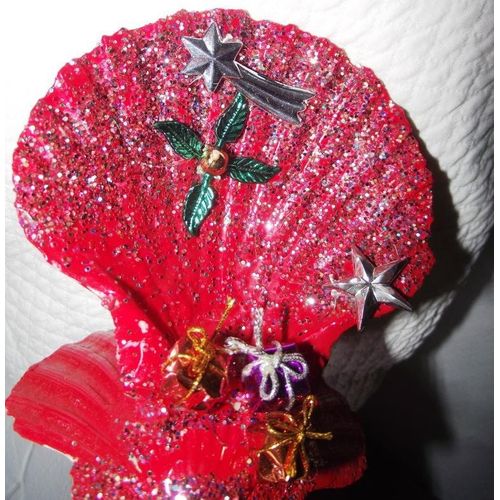 Coquillage Décoratif Hauteur 13cm Diamètre 11cm