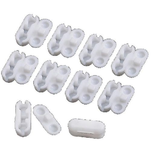 Connecteur De Cordon De Traction Pour Stores Enrouleurs En Plastique, Connecteur De Chaîne De Rideau, 10 Pièces/Lot, Hfmqv