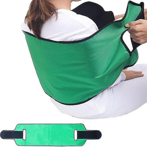 Aides au levage des patients, ceinture de transfert pour transferts et toilettes plus sûrs pour personnes âgées, aide à la position debout pour personnes âgées, planches de transfert pour le mouvement (vert-1pc