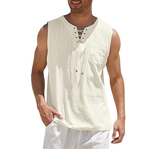 Chemise Gilet Homme Abricot 2xl