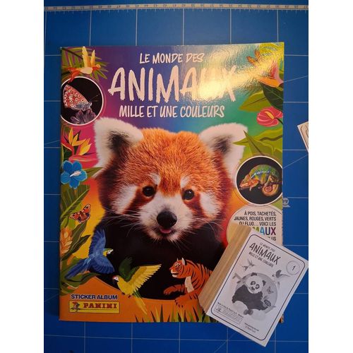 Panini Le Monde Des Animaux Mille Et Une Couleurs Complet