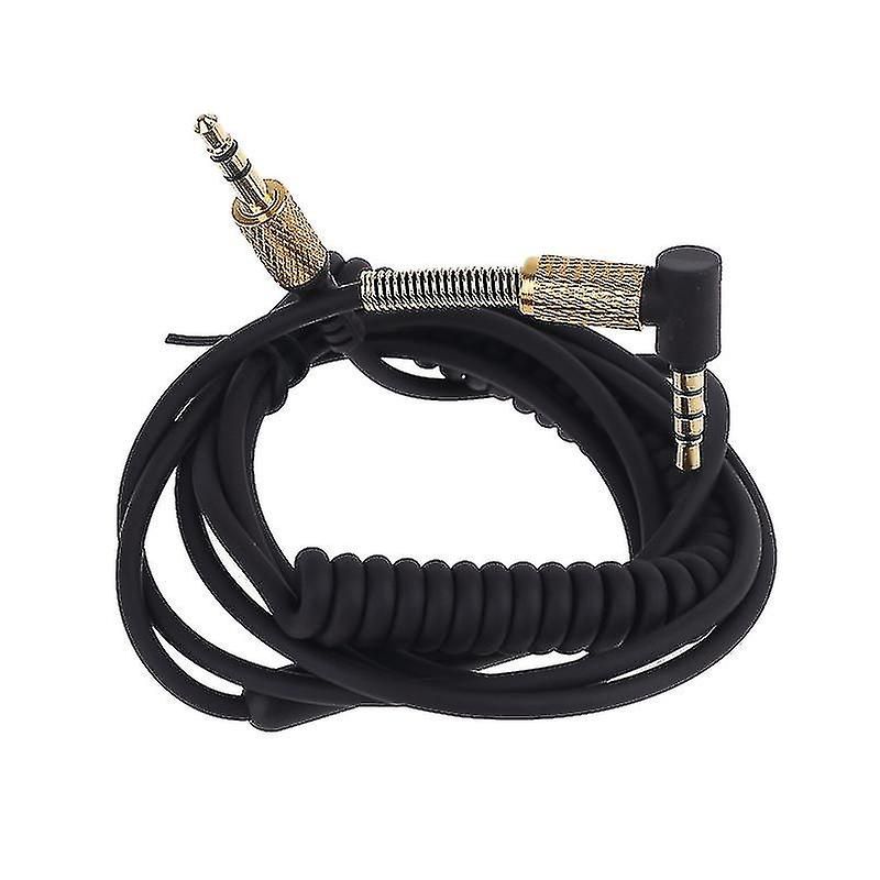 Remplacement-câble audio Compatible-pour casque Marshall 3.5 Mm mâle à mâle convient à de nombreux écouteurs contrôle du Volume du microphone