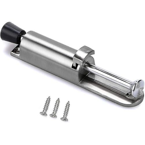 Butée de porte robuste réglable à ressort avec vis