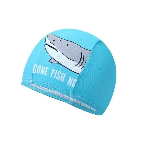 Bonnet De Bain Enfant Lac Requin Bleu Multicolore