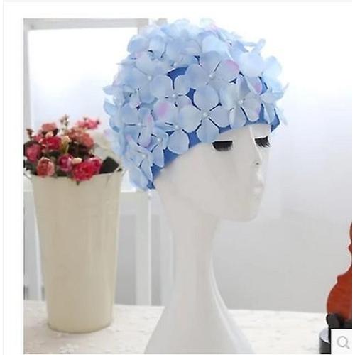 Bonnet De Bain Adulte Cheveux Longs Neuf Bleu Multicolore