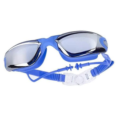 Lunettes De Natation Lunettes De Natation En Silicone Bleu Et Noir