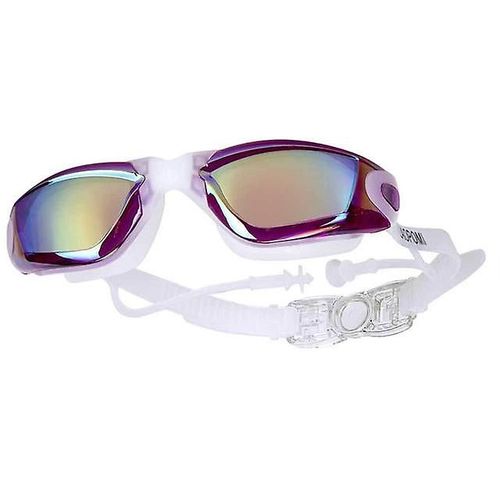 Lunettes De Natation Lunettes De Natation En Silicone Blanc Et Rose