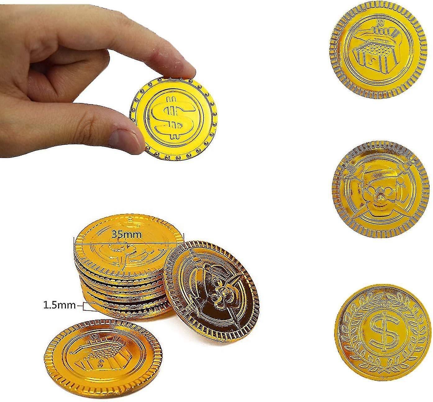 Pices d'or, 100 pices de pirate, pices d'or de pirate, jo... - 2