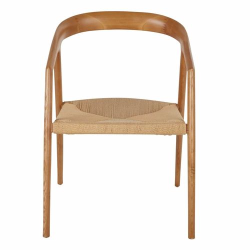 Chaise En Bois De Frêne Moyen Et Papier Tressé
