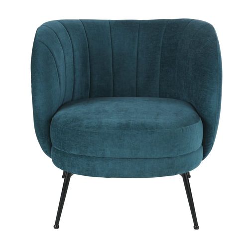 Fauteuil Bleu Pétrole