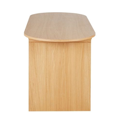 Bureau Ovale En Bois Clair