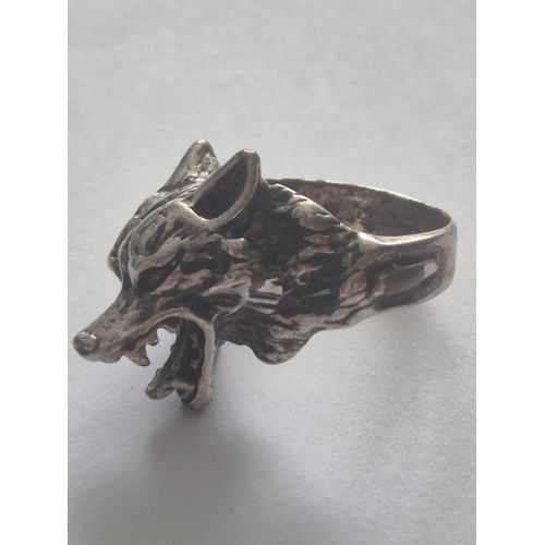 Bague En Métal Argenté.