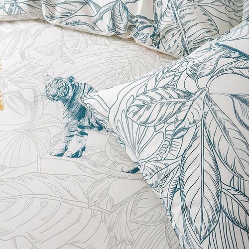 Parure Housse De Couette Coton Blanc 240x260 Cm