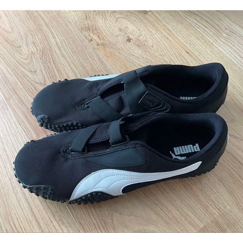 Baskets Sneakers Noires Et Blanches Taille 45 Marque Puma Modèle Mostro