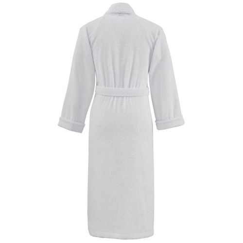Peignoir Col Chale Coton/Modal Blanc L
