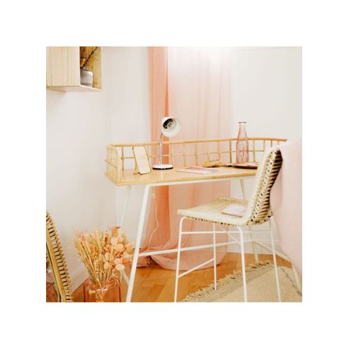 Bureau Rotin Et Métal