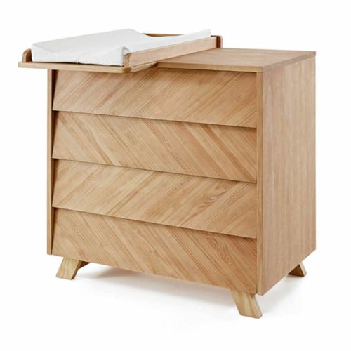 Commode À Langer 4 Tiroirs Bois Massif