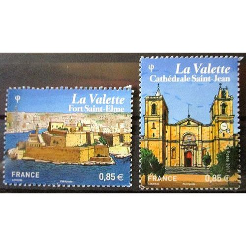 2017. F5127;F5128: Capitales Européennes: La Valette.