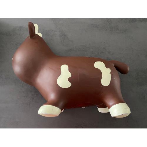 Sauteur Vache Marron/Blanc