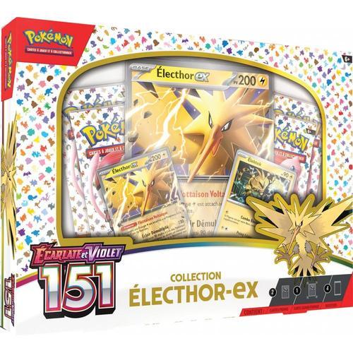 Coffret Pokémon Jcc Collection Électhor-Ex - Écarlate Et Violet 151 - Ev03.5