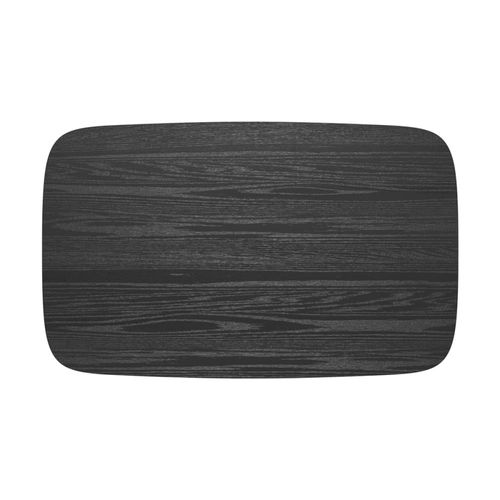 Table Rectangulaire 4 Personnes En Bois Noir 120 Cm