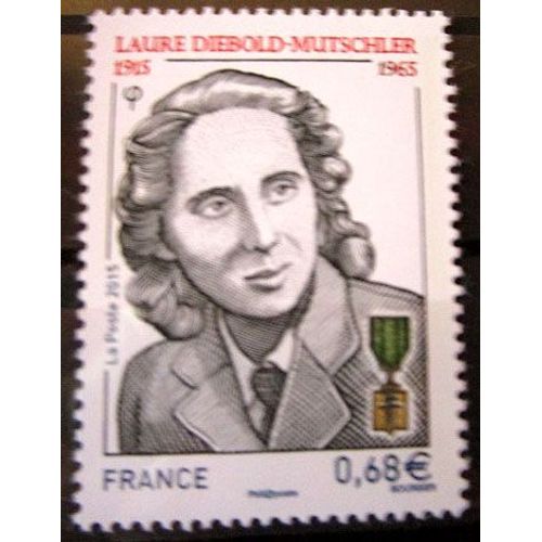 2015. F4985: Centenaire De La Naissance De Laure Diebold-Muschler.